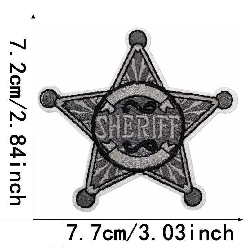 Wholesale Western Cowboy embroidery clothing patch